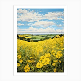 Rapeseed Field Art Print