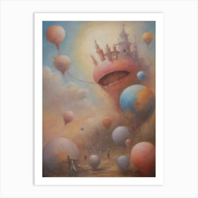 Balloons In The Sky Affiche