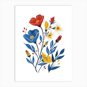 Russian Folk Art Art Print