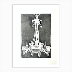 Chandelier II Art Print