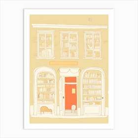 Florence The Book Nook Pastel Colours 3 Art Print