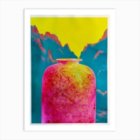 Pink Vase Art Print