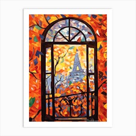 Paris Window 1 Art Print