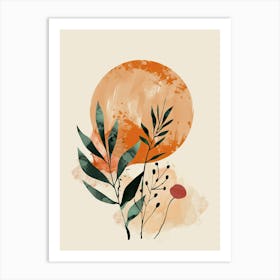 Abstract Escape Mid Century Style Art Print