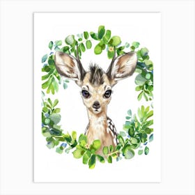 Fawn Illustration 1 Art Print