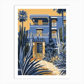 Egyptian Villa Art Print