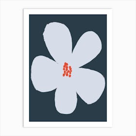 White Flower 3 Art Print