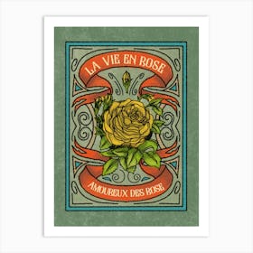 Romantic Rose Poster Art Print