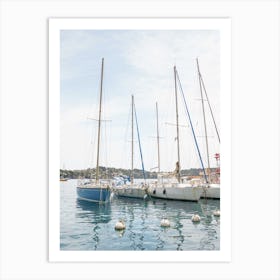 Villefranche Sur Mer Harbor Art Print