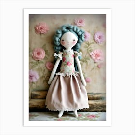 Vintage Doll Collection Alma Art Print