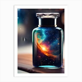 Galaxy In A Bottle Art Print