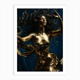 Golden Goddess 1 Art Print