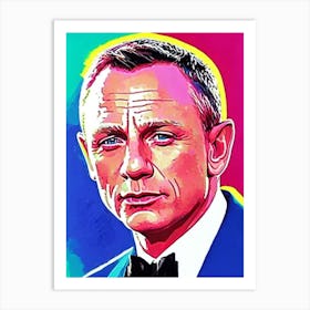 Daniel Craig Pop Movies Art Movies Art Print