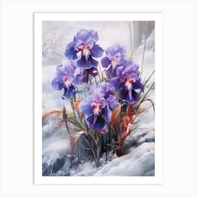 Beautiful Winter Flowers 47 Art Print