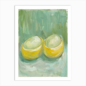 Lemons 3 Art Print