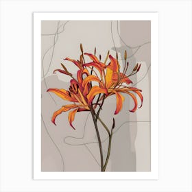 ORANGE LILY Art Print