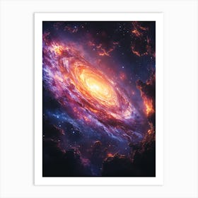 Galaxy In Space 7 Art Print