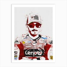 Francesco Bagnaia Art Print