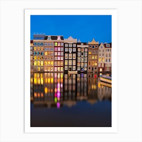 Amsterdam At Night Art Print