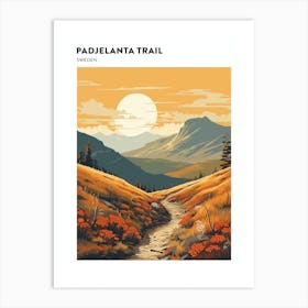 Padjelanta Trail Sweden 3 Hiking Trail Landscape Poster Art Print