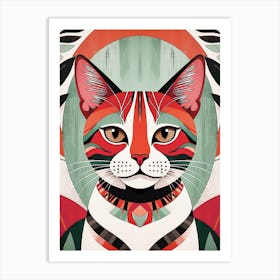 Boho Cat 5 Art Print