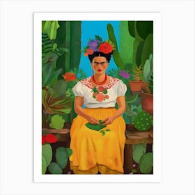 Frida Kahlo Portrait Art Print