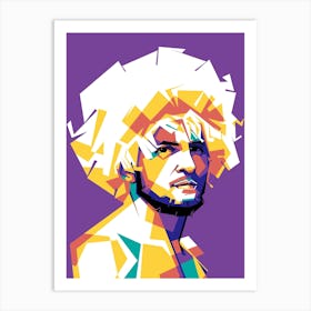 Khabib Nurmagedov Wpap Art Print