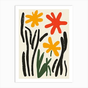 Flowers By Jean Paul Gauguin 6 Art Print