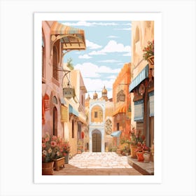 Marrakech Morocco 3 Illustration Art Print