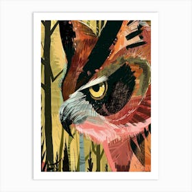 Owl In The Woods 1 Art Print