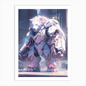 Overwatch Polar Bear Art Print