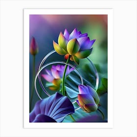 Lotus Flower 168 Art Print