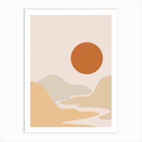 Bohemian Sunset 1 Art Print