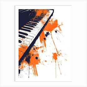 Abstract Piano Art Print