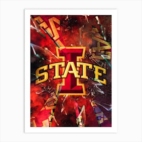 Iowa State Cyclones 1 Art Print