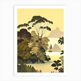 Cabilao Island Philippines Rousseau Inspired Tropical Destination Art Print