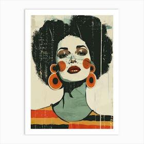 Afro Girl 53 Art Print