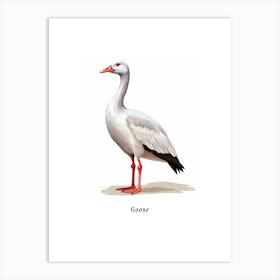 Goose Kids Animal Poster Art Print