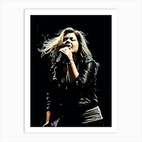 Kelly Clarkson 2 Art Print