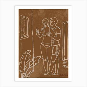 Couple Art Print