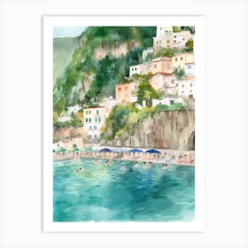 Summer In Amalfi Art Print