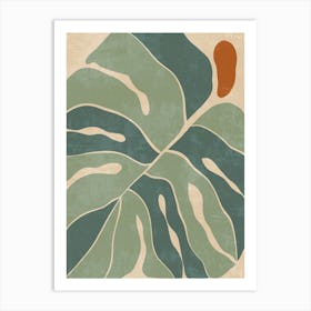 Monstera Leaf 2 Art Print