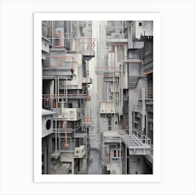 Urban Geometric 14 Art Print