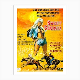 Sweet Georgia, Movie Poster Art Print