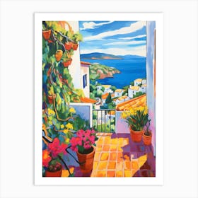 Capri Italy 3 Fauvist Painting Art Print
