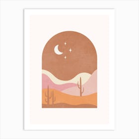 Night Desert Art Print