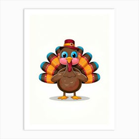 Thanksgiving Turkey 4 Art Print