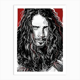 chris cornell Art Print