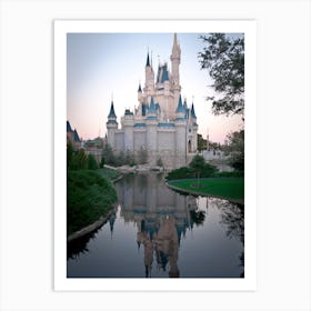 Cinderella Castle At Dusk Art Print