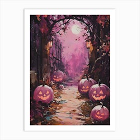 Halloween Pumpkins 58 Art Print